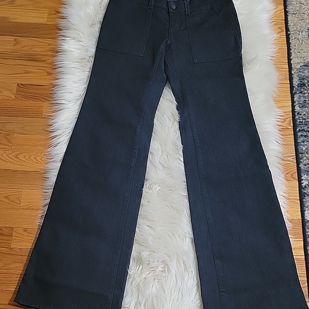 Ann Taylor Modern fit Wide-Leg Indigo Jeans